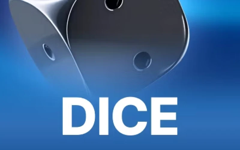 ابحث عن لعبة Dice على منصة 1win.